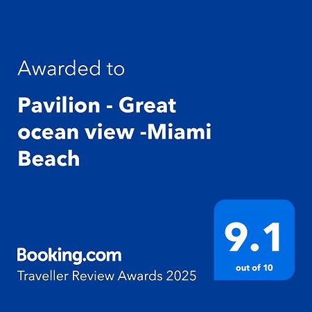 Pavilion - Great Ocean View -Miami Beach Kültér fotó